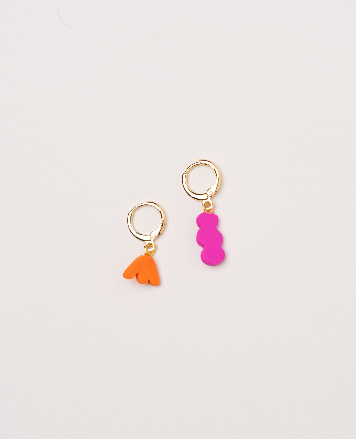 Funky Shapes Clay Earrings
