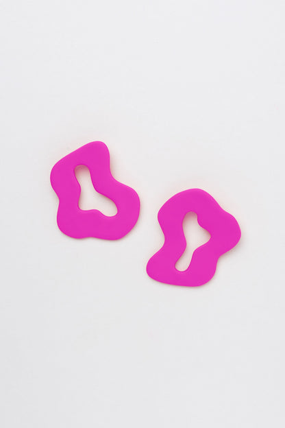 Abstract Bubble Clay Earrings