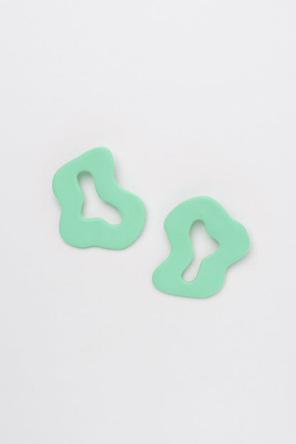 Abstract Bubble Clay Earrings