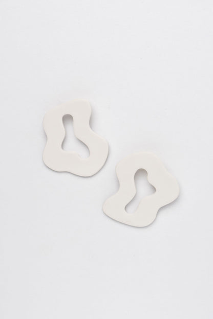 Abstract Bubble Clay Earrings