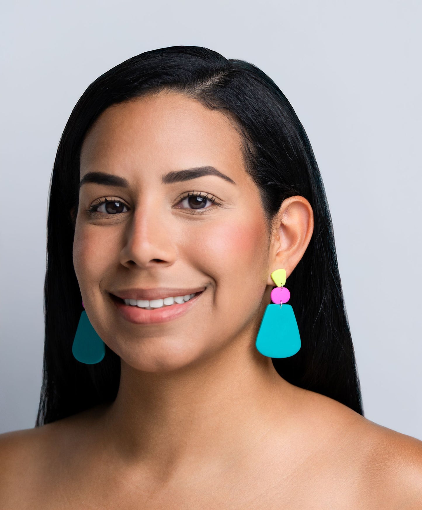 África Clay Earrings