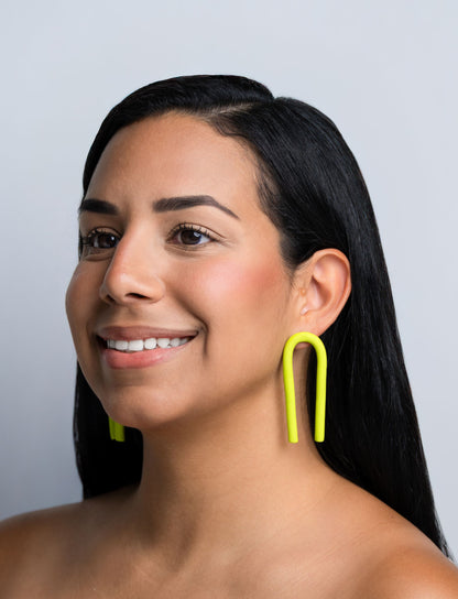 Arch Clay Earrings
