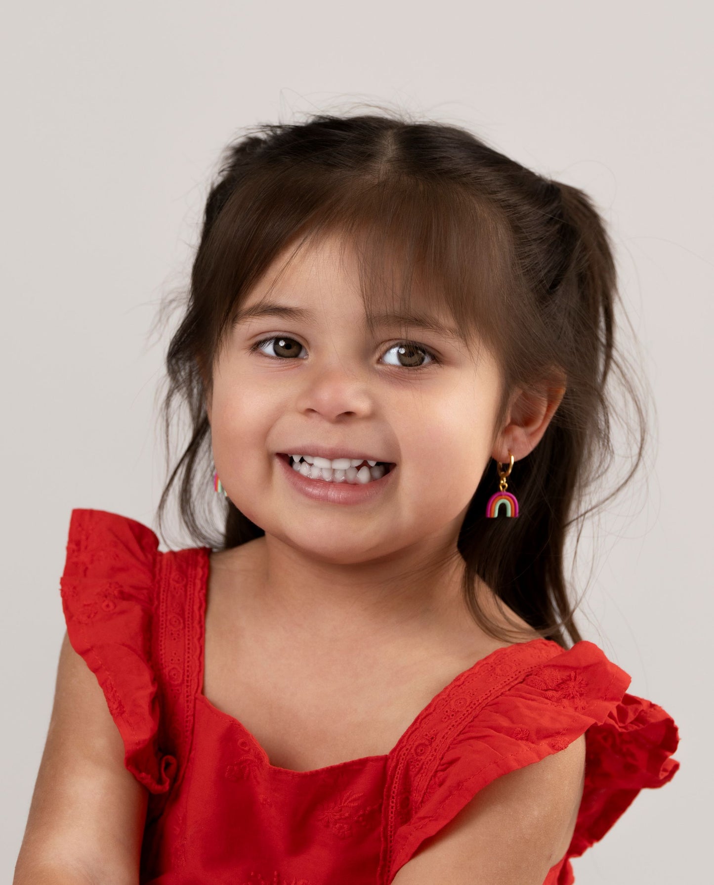 Little Rainbow Clay Earrings