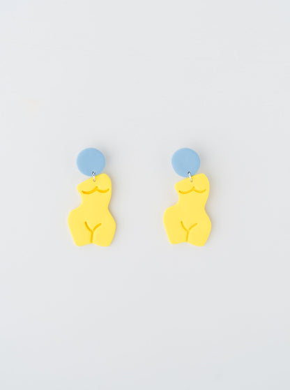 Silhouette Clay Earrings