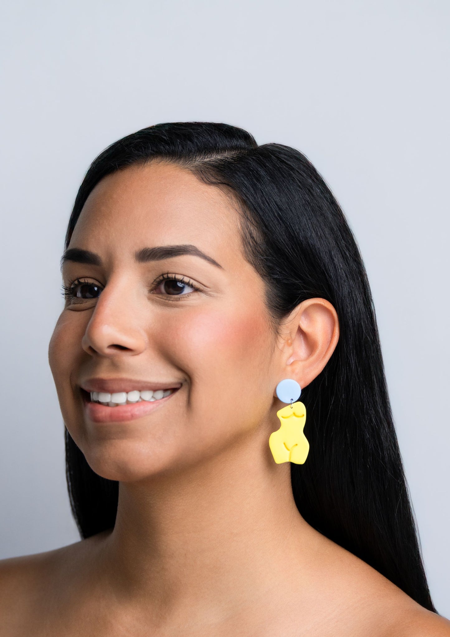 Silhouette Clay Earrings