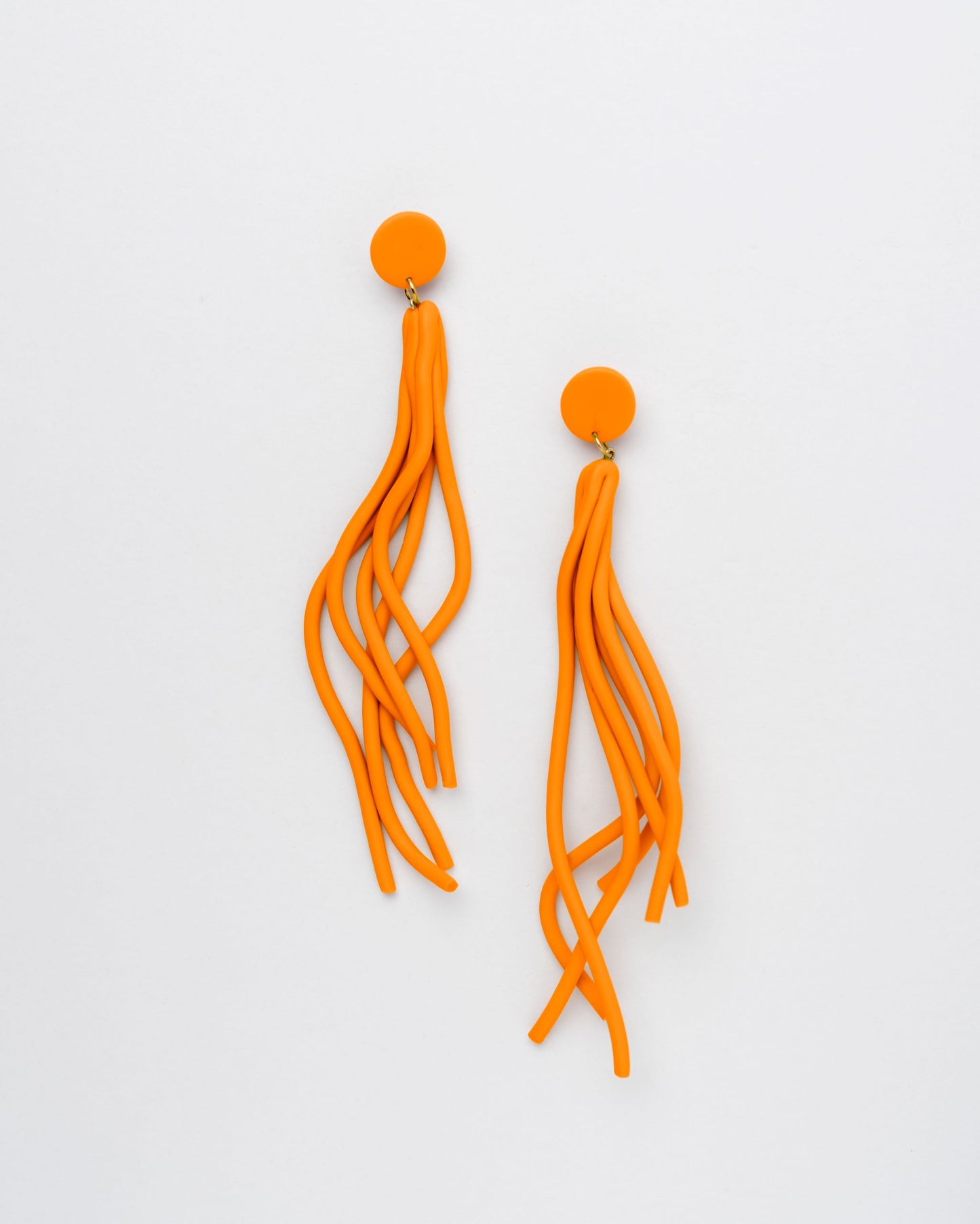 Spaghetti Earrings - Handmade in Polymer