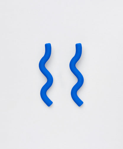 Wavy Snake Clay Earrings